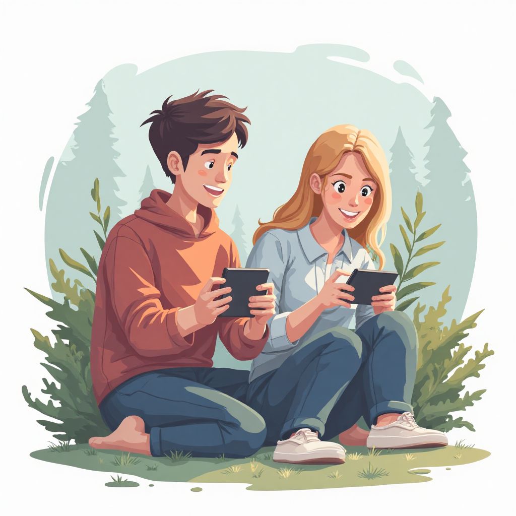 Casual adult players icon